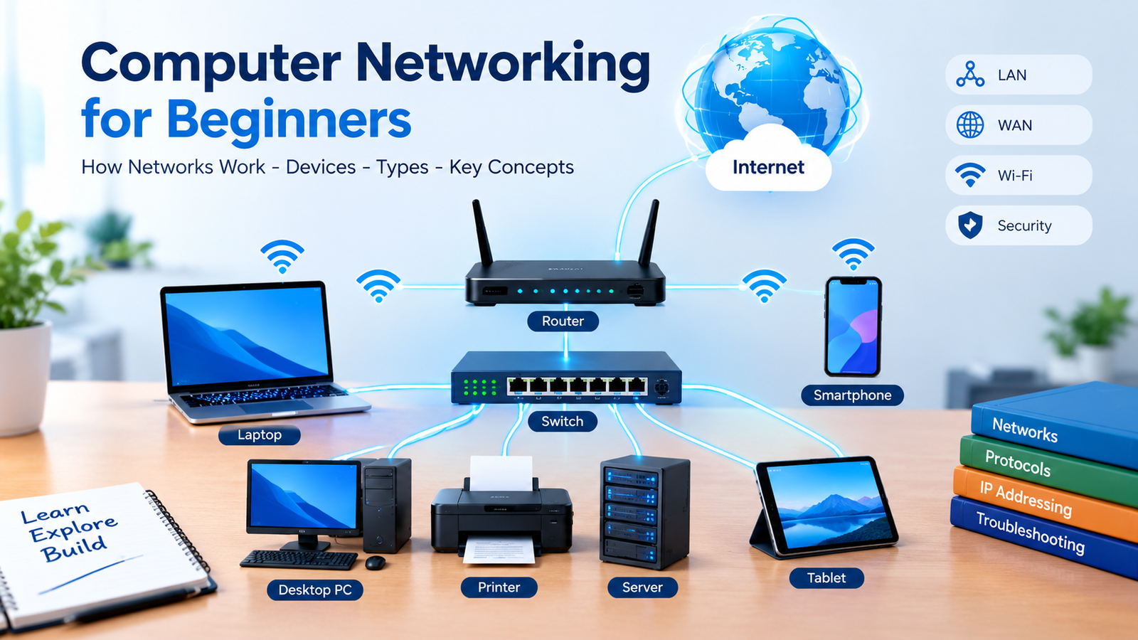 Computer Networking for Beginners: How Networks Work and Connect Our Digital World
