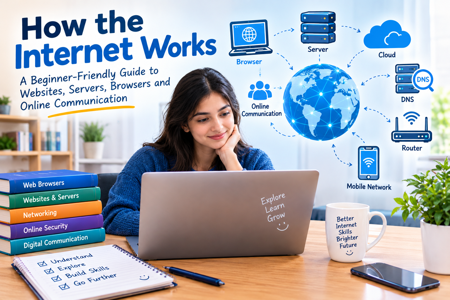 How the Internet Works: A Beginner-Friendly Guide to Understanding the Digital World